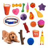 Kit 5 Brinquedos Mordedor Pet Para Filhote Cachorro Pequeno