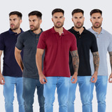 Kit 5 Camisas Polo