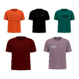 Kit 5 Camiseta Basica