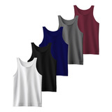 Kit 5 Camisetas Regatas
