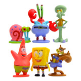 Kit 6 Bonecos Miniaturas