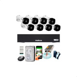Kit 8 Cameras Intelbras
