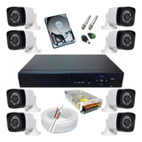 Kit 8 Cameras Residencia