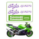 Kit Adesivo Compatível Kawasaki Ninja Zx9r 1998/1999 Zx999 Cor Kawasaki Ninja 1998 À 1999 Verde