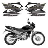 Kit Adesivo Faixa Honda Falcon 2008 Nx400 Adesivo Preto