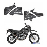 Kit Adesivos Moto Yamaha Xt 660r 2008 Preta