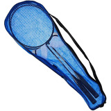 Kit Badminton Adulto 2 Raquetes E 2 Petecas - Pista E Campo