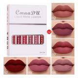  Kit Batom Labiales Bastões Matte Tintas Para Labios 6
