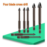  Kit Broca Maxxfuro Indestrutível Universal Fura Tudo 7pcs