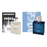 Kit C/ 2 Perfumes Paris Elysees Vodka Extreme E Blue Spirit