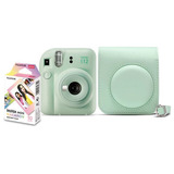 Kit Câmera Instantânea Fujifilm Instax Mini 12 Verde Menta +