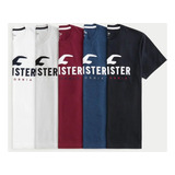 Kit Camisetas Hollister Estampadas