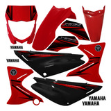 Kit Carenagem Yamaha 125 Xtz 2012/2013 Vermelho Já Adesivado