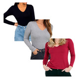 Kit Com 3 Blusinha