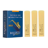 Kit Com 3 Palhetas Rigotti Gold Light - Sax Alto 3,0