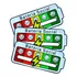Kit Com 3 Pins Bateria Social Branco