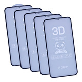 Kit Com 5x Películas Vidro 3d 5d Para iPhone XR / iPhone 11