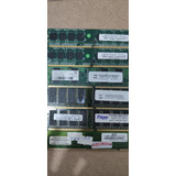 Kit Com 6 Memórias Ddr2 Ddr400 Ddr Dimm Sym