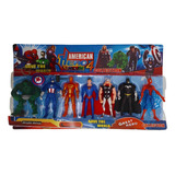 Kit Com 7 Bonecos Super Herois Vingadores 