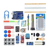 Kit Com Arduino Compatível - Com Várias Peças E Sensores 