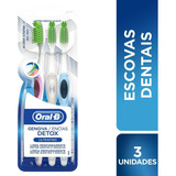 Kit De Escovas De Dentes Gengiva Detox Ultrafino Extramacia Com 3 Unidades Oral-b