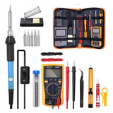  Kit De Multímetro Digital Com Sensor De Temperatura