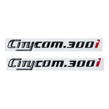 Kit Emblema Adesivo Resinado Dafra Sym Citycom 300i 002