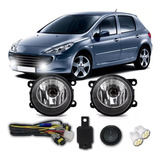 Kit Farol Milha Auxiliar Peugeot 207 307 206 Á 09 + 2 Brinde