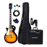 Kit Guitarra Lps230sb Canhoto Capa Cubo +acessórios Completa