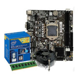 Kit I5-7500 Intel H110+8gb Memória Ddr4+cooler+ssd 240