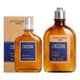 Kit L'occitane Edt 75ml + Sabonete Liquido Loccitan Homme