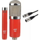 Kit Microfone Condensador Mxl 550/551 Voz Instrumento + Cabo