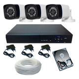 Kit Monitoramento Residencial Comercial Via Internet - 3 Cam