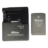 Kit Nikon Carregador+bat-eria En-el9a D5000 D3000 D60 D40 