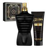 Kit Perfume Importado Masculino Le Male Le Parfum De Jean Paul Gaultier 125ml E Shower Gel 75ml
