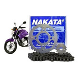 Kit Relação Yamaha Fazer 250 2005-2016 C/ Retentor Naka