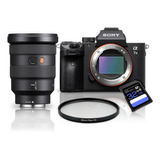 Kit Sony A7iii Mirrorless + Lente Sony Fe 16-35mm Gm + Filtr