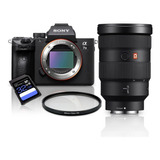 Kit Sony A7iii Mirrorless + Lente Sony Fe 24-70mm Gm + Filtr