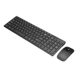 Kit Teclado Mouse Wireless S/fio Ultra Slim 2.4 Ghz K-06 Pt