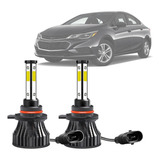 Kits De Faróis 9012 Led Farol Alto E Baixo 360 6000k