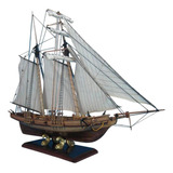  Kits De Modelo De Barco À Vela Montado Em Mesa Halcon