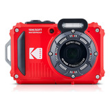 Kodak Pixpro Wpz2 - 1. Câmera Digital Impermeável Cor Vermelha