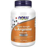 L-arginine 1000mg 120 Tabs Arginina Força Dupla - Now Foods