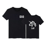 lay (exo) -lay exo Camisa K pop Exo Integrantes Simbolos Lay E Frete