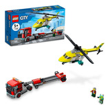 Lego Cidade 60343 Transporte De Helicóptero De Resgate