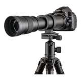 Lente 420-800mm Telefoto Zoom Para Nikon D3400 D500 D5 D7200