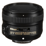 Lente Nikon Af-s Nikkor 50mm F/1.8g + Nf-e **