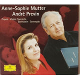 leonardo andré-leonardo andre Cd Anne sophie Mutter Andre Previn Violin Concerto Importad