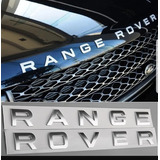 Letras Capô Range Rover Sport Evoque Com Gabarito , Cromado 