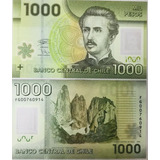 Linda Cédula De Polímero Do Chile - 1.000 Pesos 2020 Fe